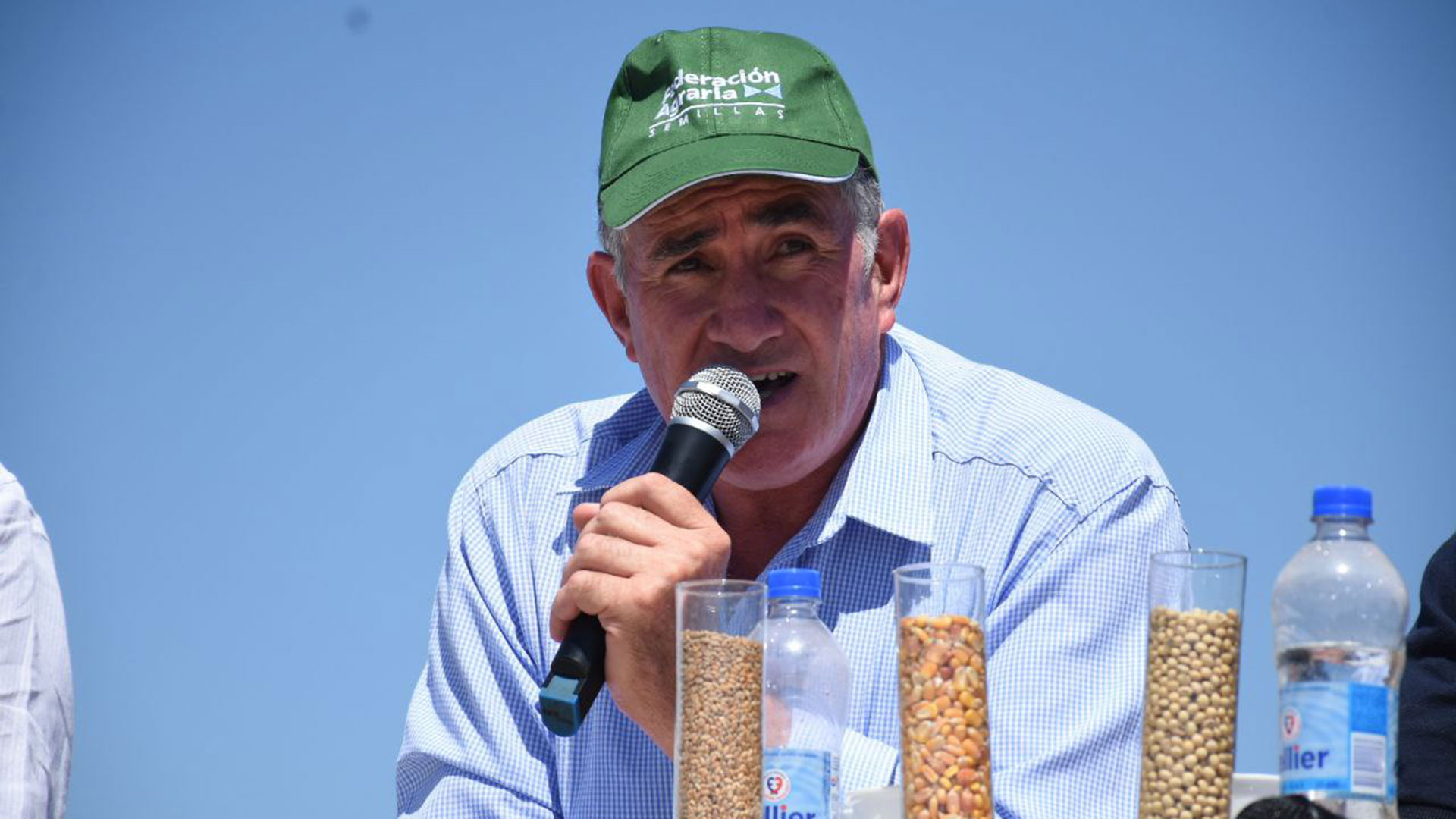 Carlos Achetoni, presidente de Federación Agraria. (Leo Galletto)