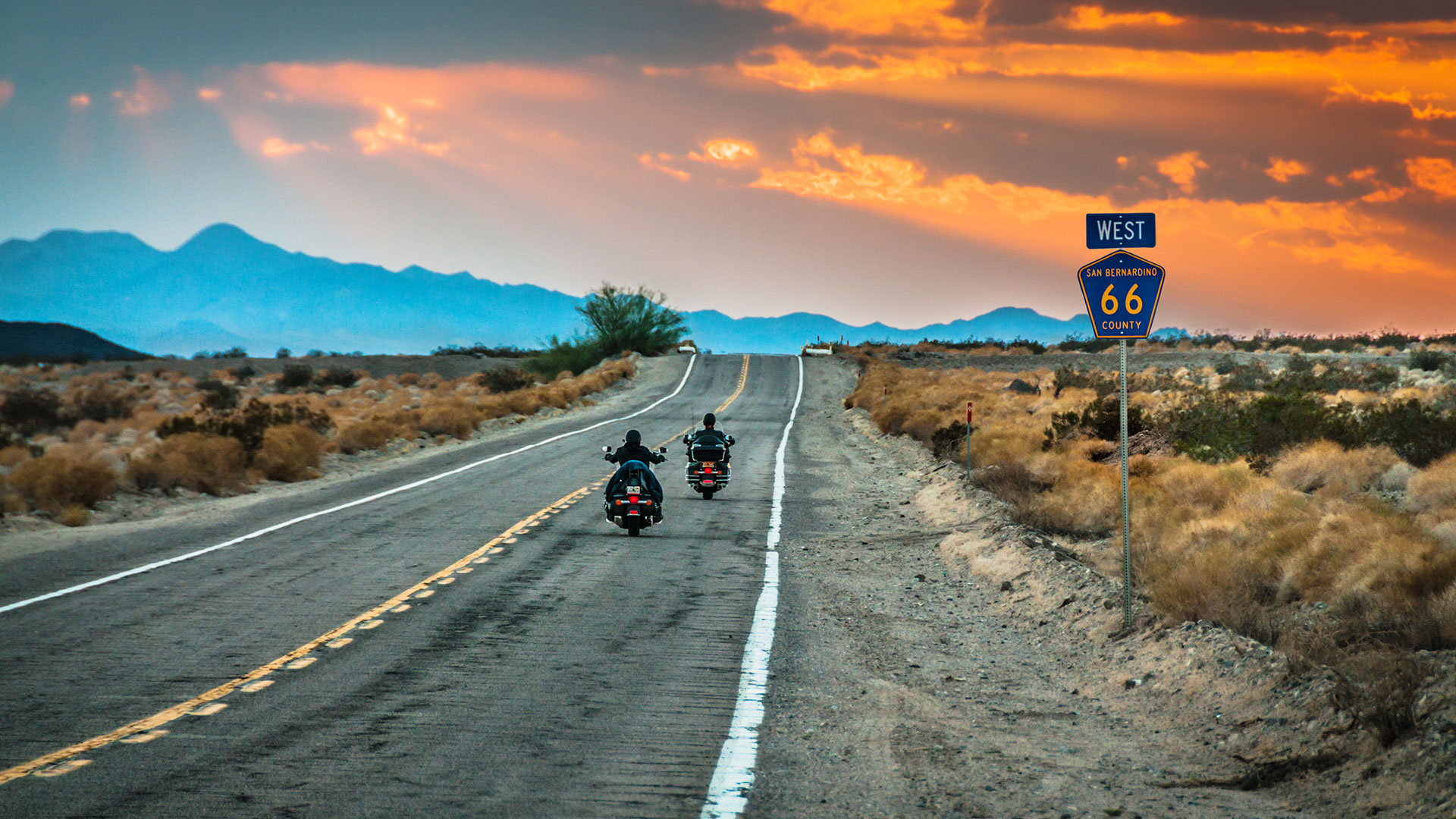 La ruta 66 es un emblema de los road trips, el trayecto que une Chicago con California es uno de los más elegidos (Getty)