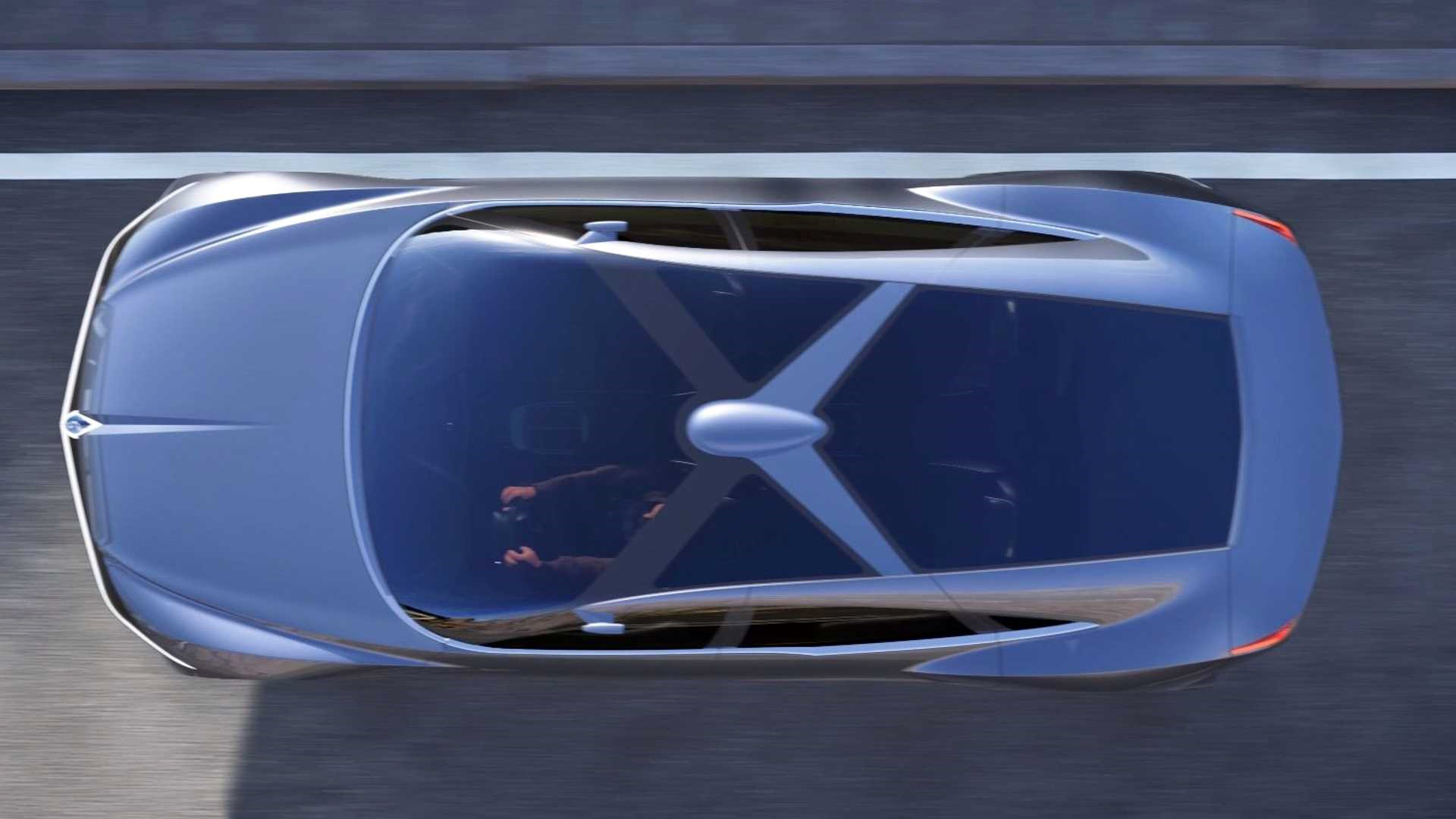 El diseño del techo completamente vidriado es parte del concepto de auto Súper Premium con el que fue concebido el GT Opus 1