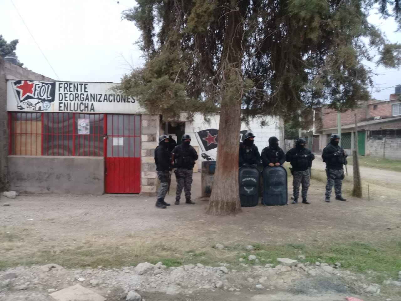 Los allanamientos se registraron durante la mañana de hoy