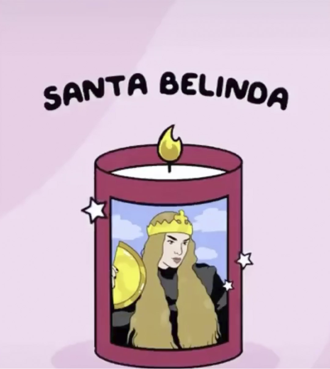 Santa Belinda (Foto: Twitter@LaManaMX)