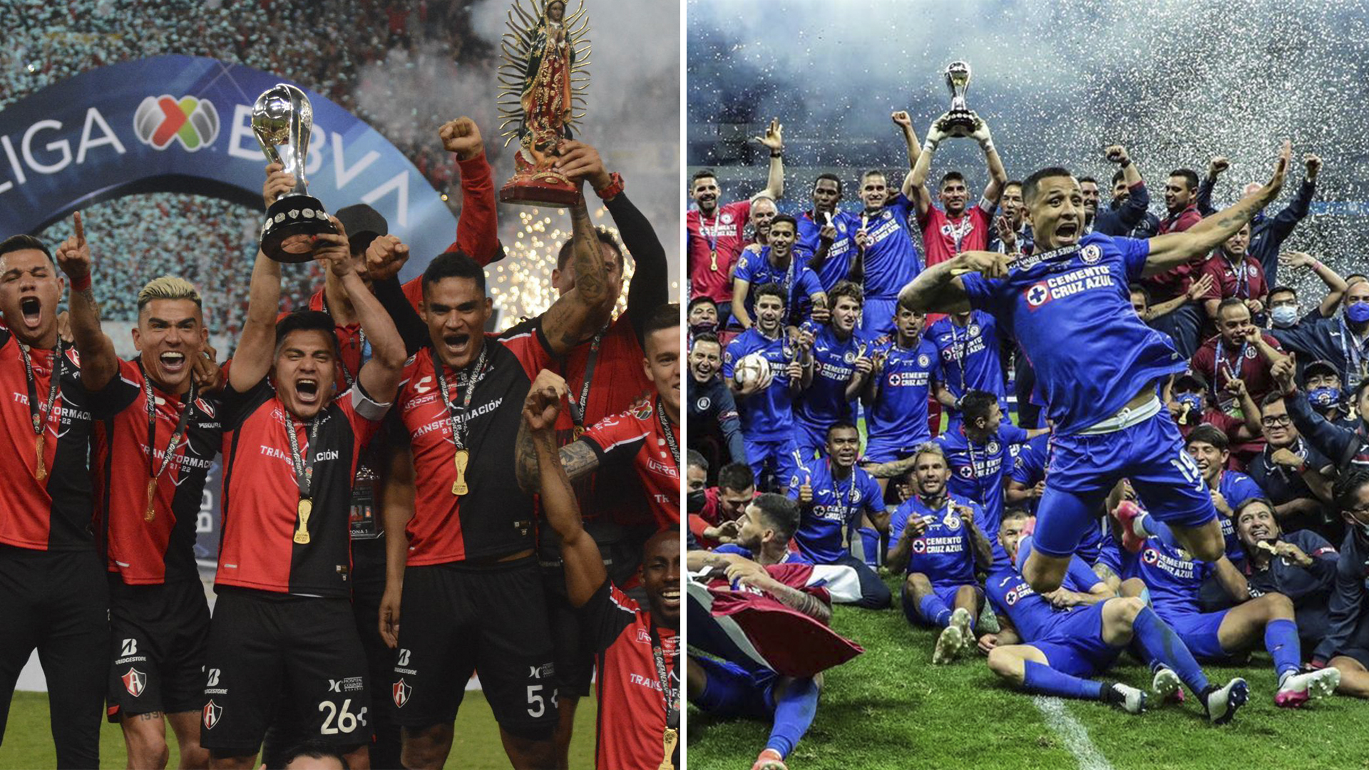 Cruz Azul y Atlas se medirán en una edición nueva de la Super Copa MX (Foto: Cuartoscuro//Instagram/@cruzazul)