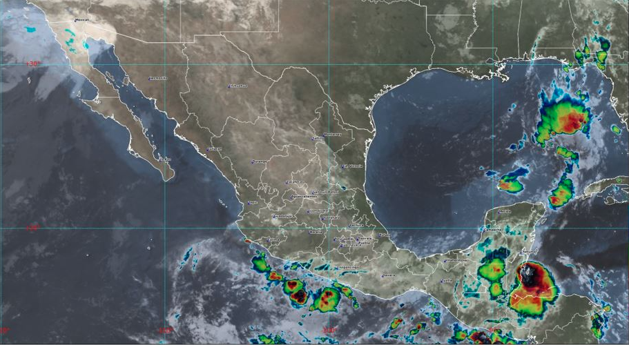 Clima en México para el 10 de septiembre de 2022. Foto: Conagua Clima