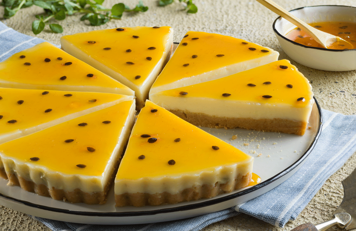 Aprende a preparar cheesecake de maracuyá
