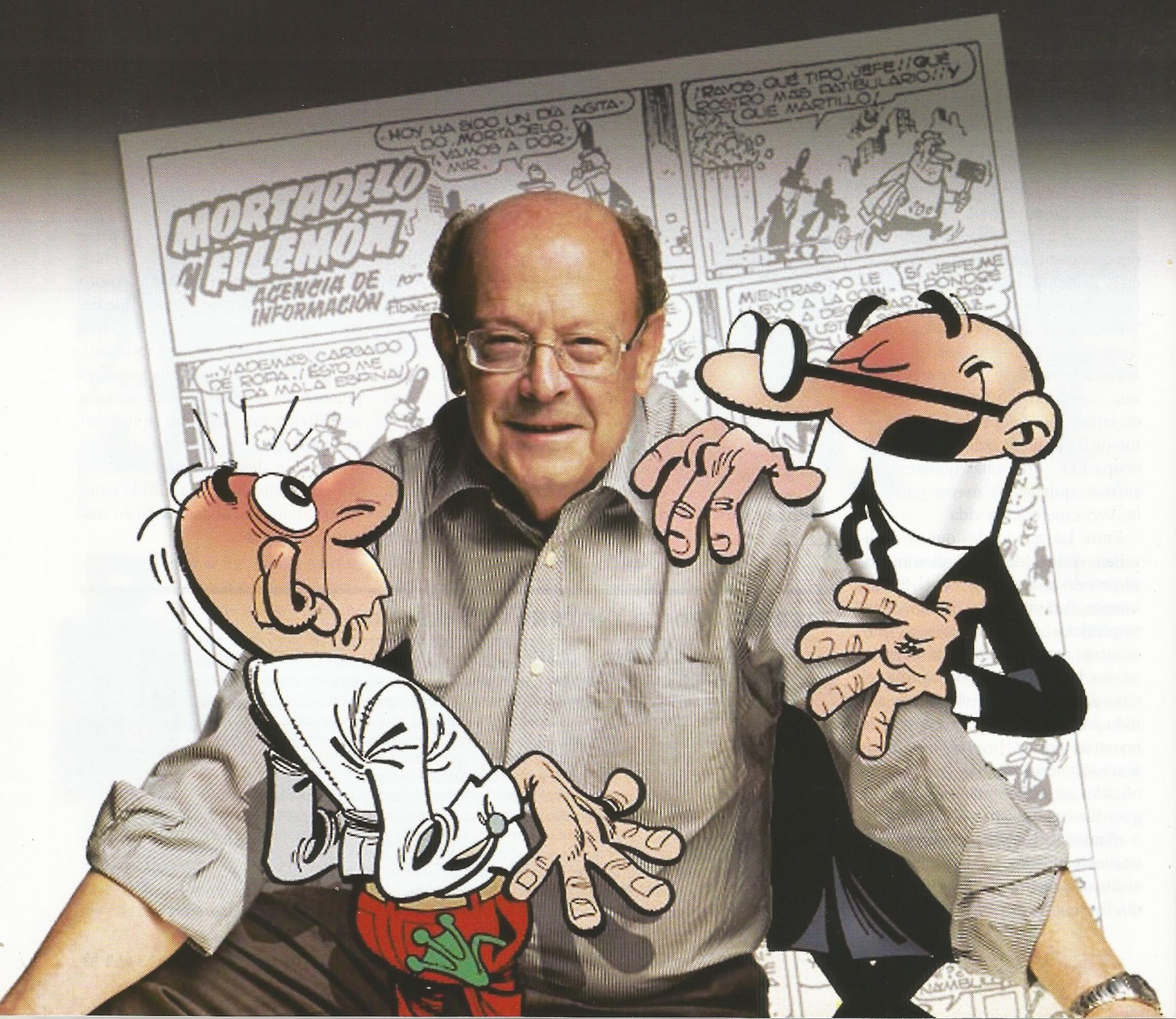 Muere Francisco Ibañez, creador de Mortadelo y Filemón