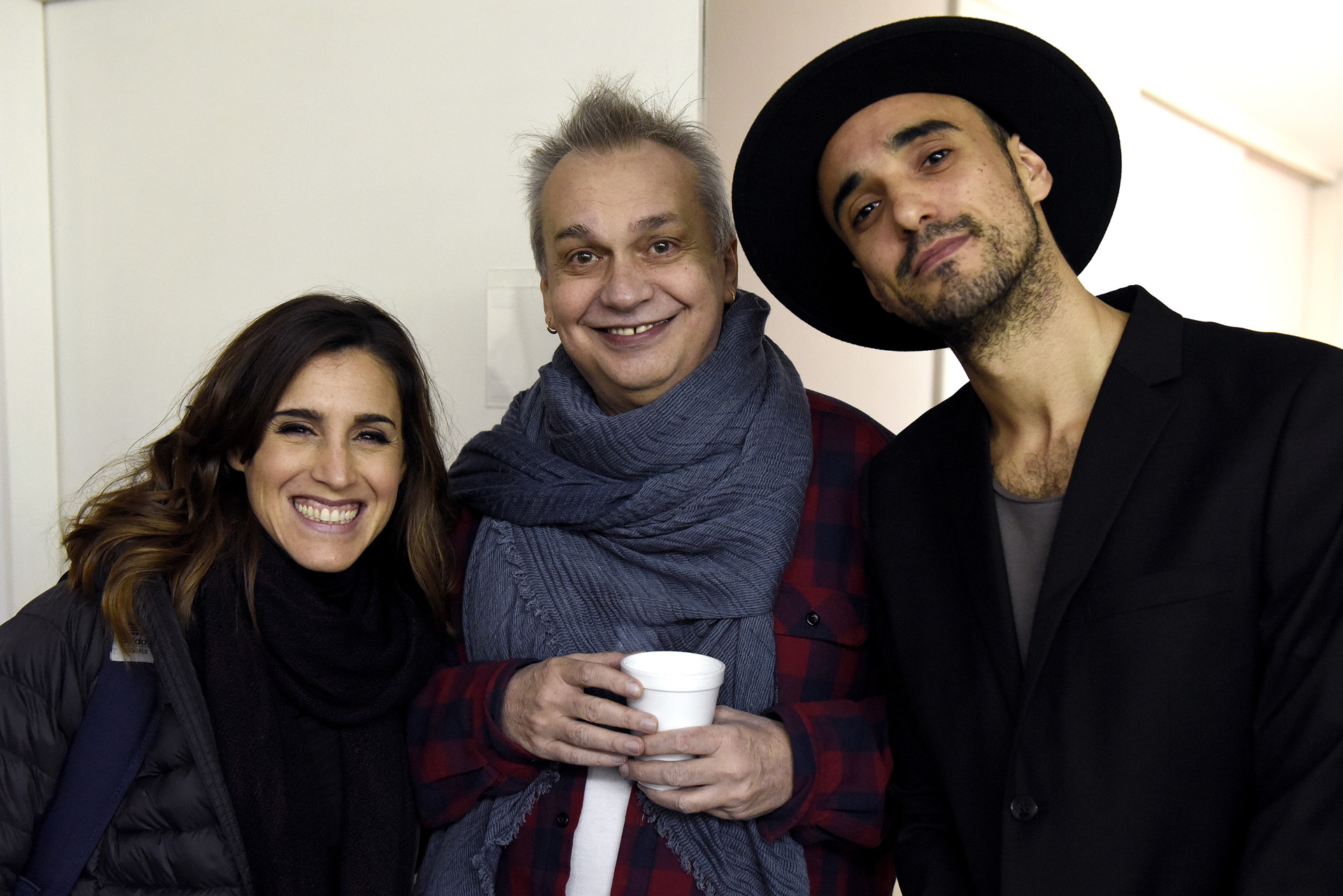 Junto a Soledad Pastorutti y Abel Pintos, dos de los artistas que participan del nuevo disco Lebón & Co. Vol. 2 (Maxi Vernazza)