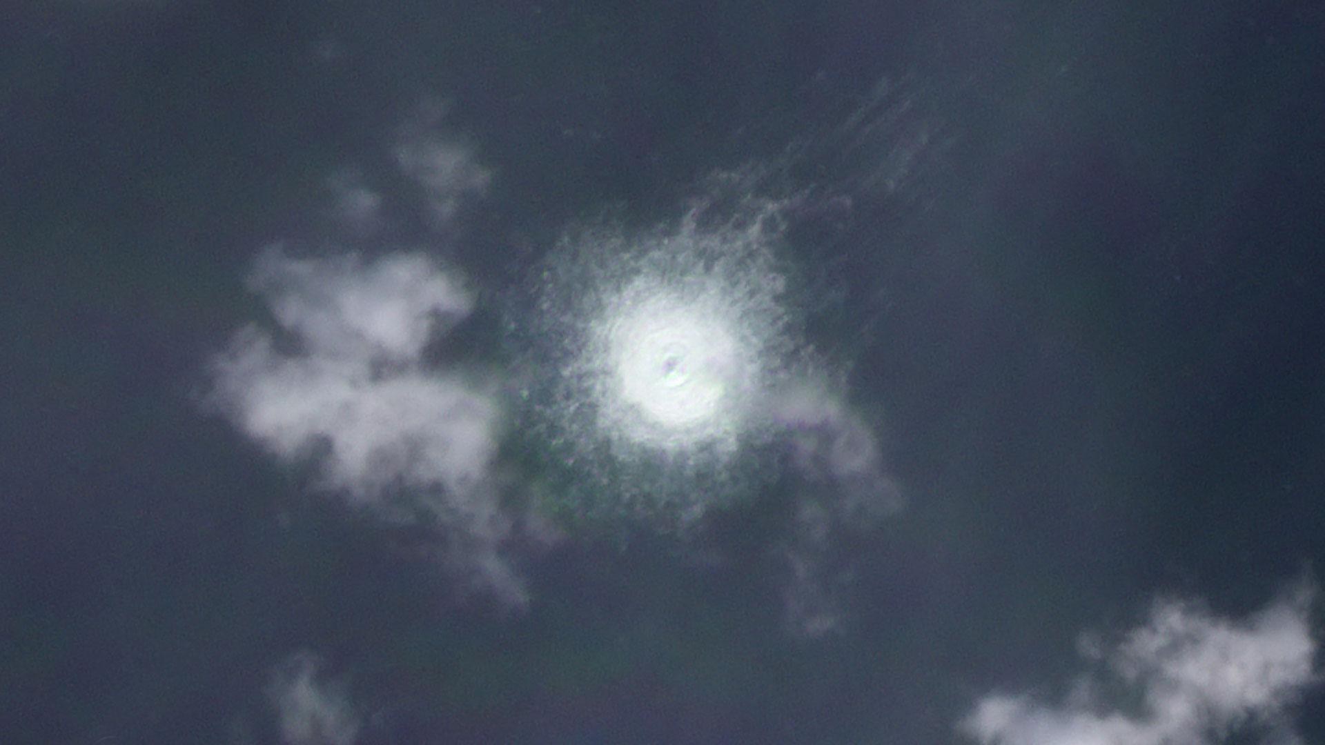 La imagen satelital de la fuga que produce un constante burbujeo en el Báltico (AFP)