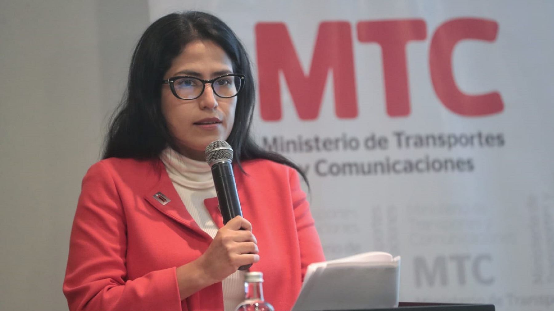 Paola Lazarte es la titular del Ministerio de Transportes y Comunicaciones desde fines del año pasado.