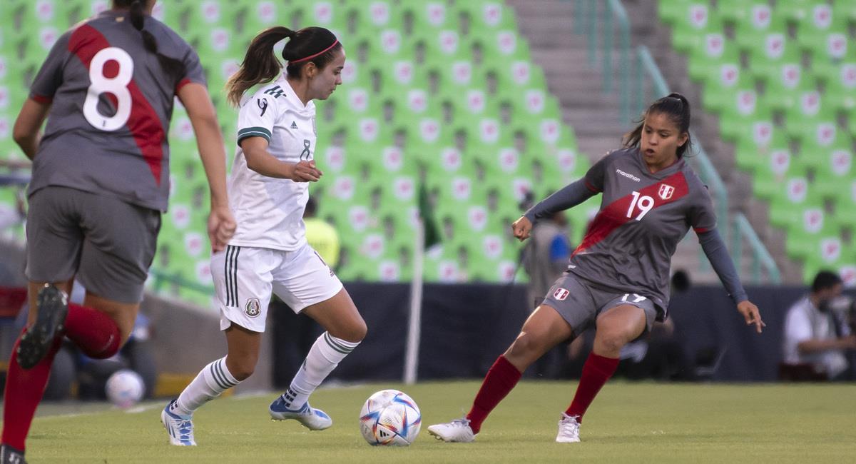 Golazo de Ariana Muñoz en el amistoso Perú vs México de la selección femenina