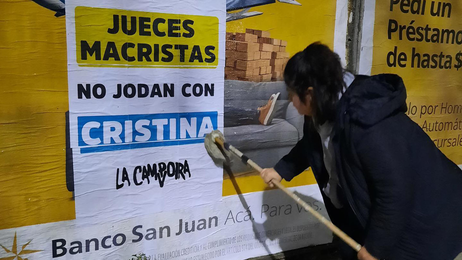 En el Gobierno temen que una condena de Cristina Kirchner genere en la calle una reacción de la militancia kirchnerista (@la_campora)