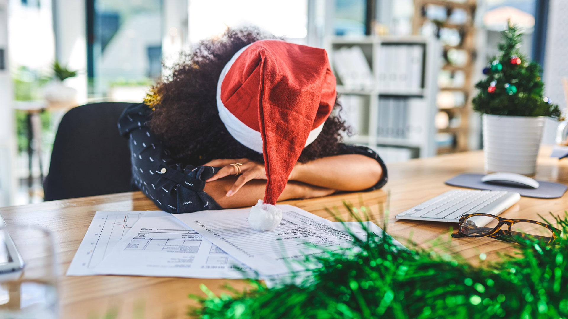 La Navidad suele ser una gran fuente de estrés para muchas personas (Getty)