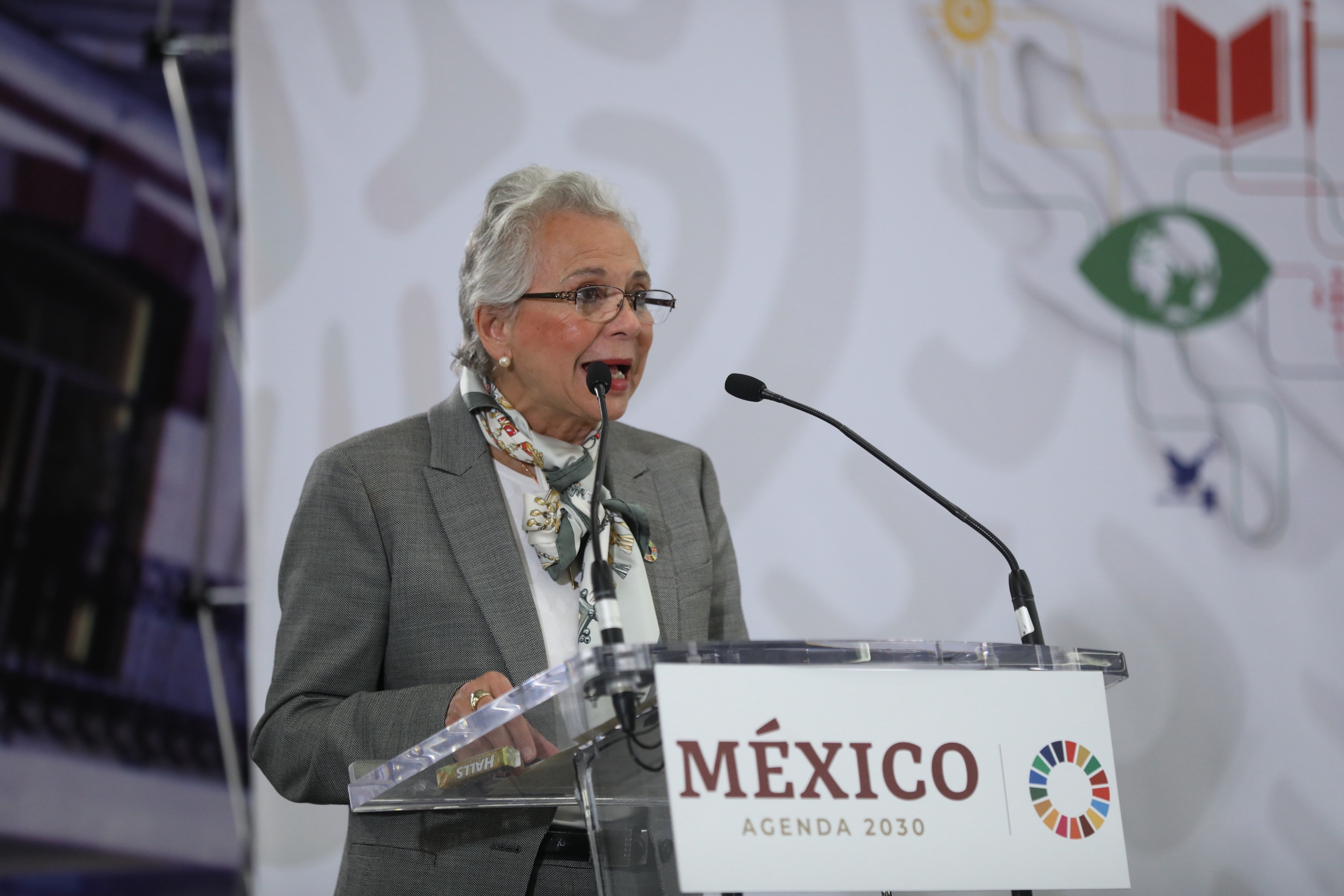La secretaria de Gobernación, Olga Sánchez Cordero, dijo que la cultura y la vida ya no será igual después del coronavirus (Foto: EFE/Sáshenka Gutiérrez/Archivo)