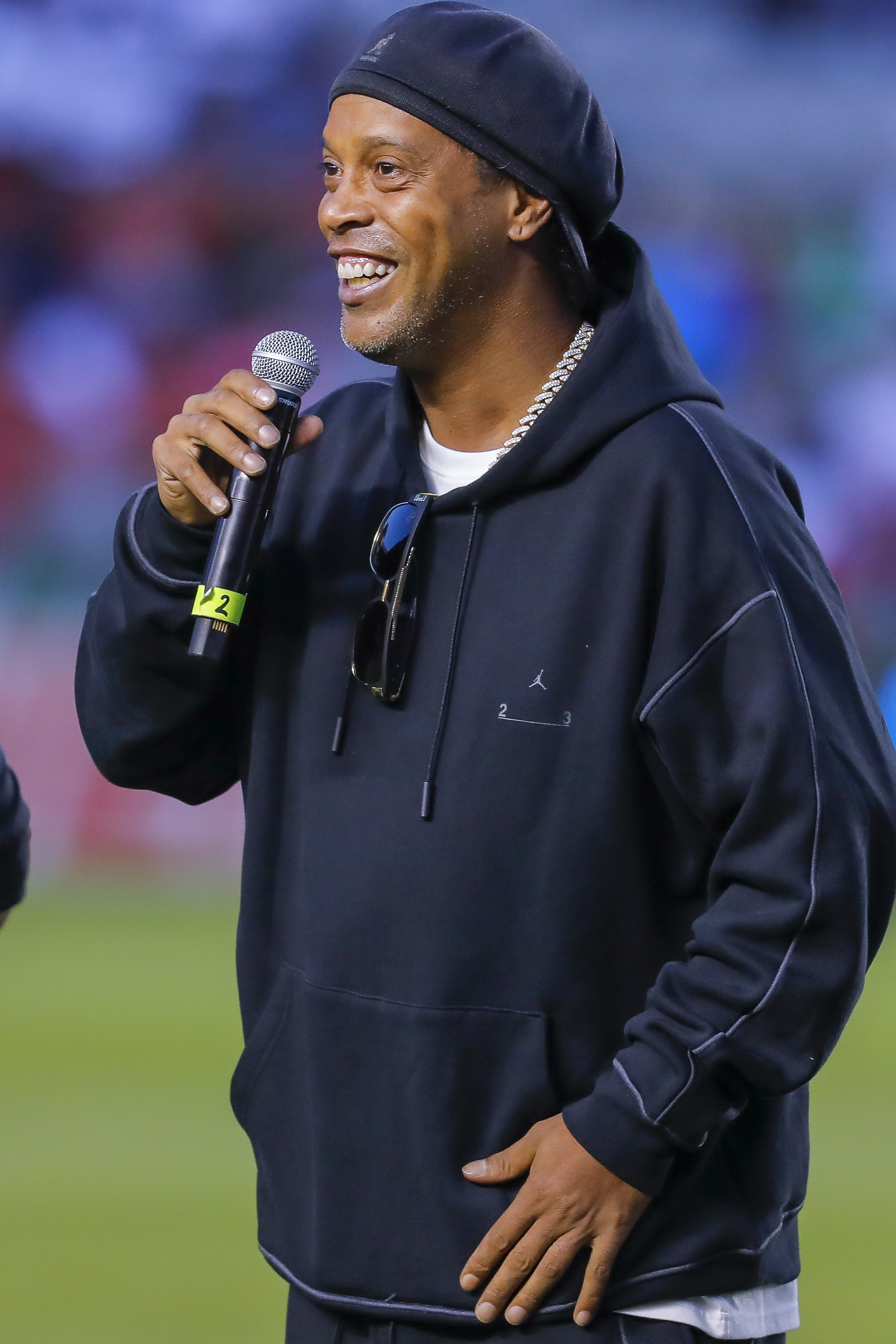 Ronaldinho fue el invitado para la reapertura del Estadio Corregidora (Twitter/ @Club_Queretaro)