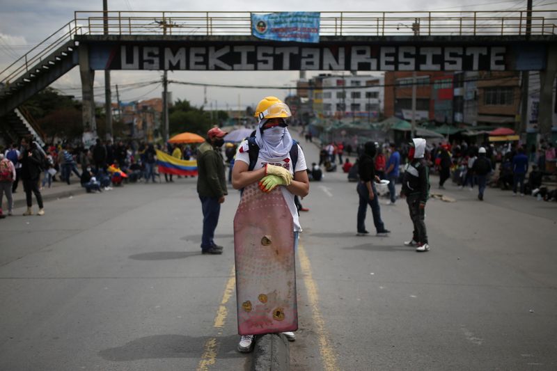 Así se desarrollaron las protestas en Bogotá este 28 de mayo
