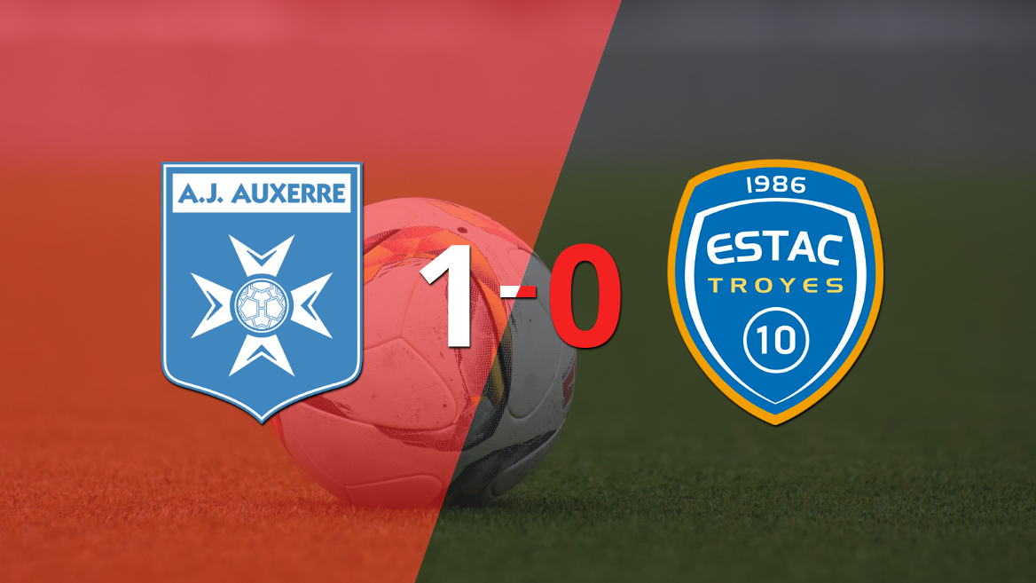 Con un solo tanto, Auxerre derrotó a Troyes en el estadio L&#039;Abbé-Deschamps