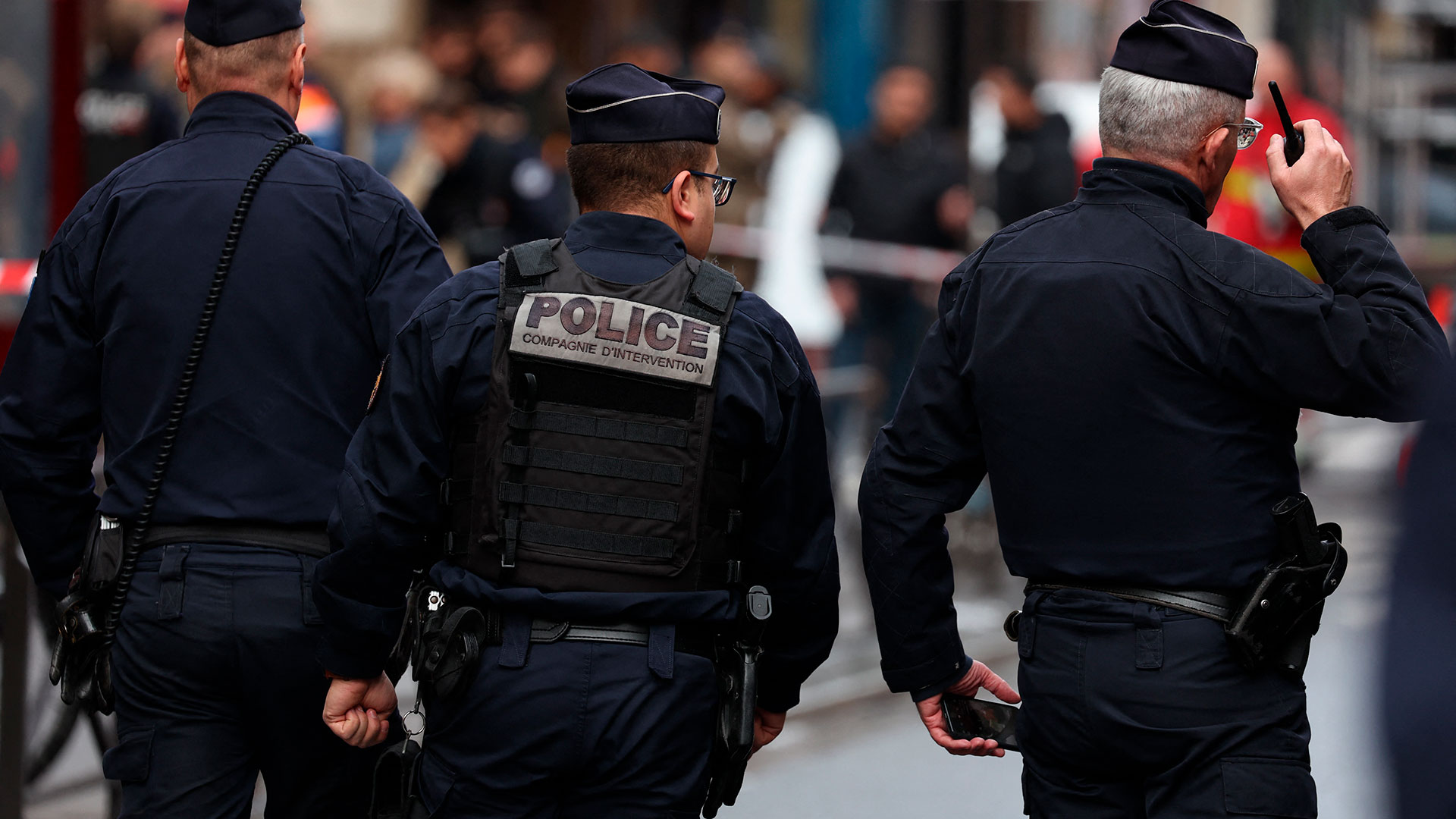 La Policía llegó rápidamente al lugar (AFP)