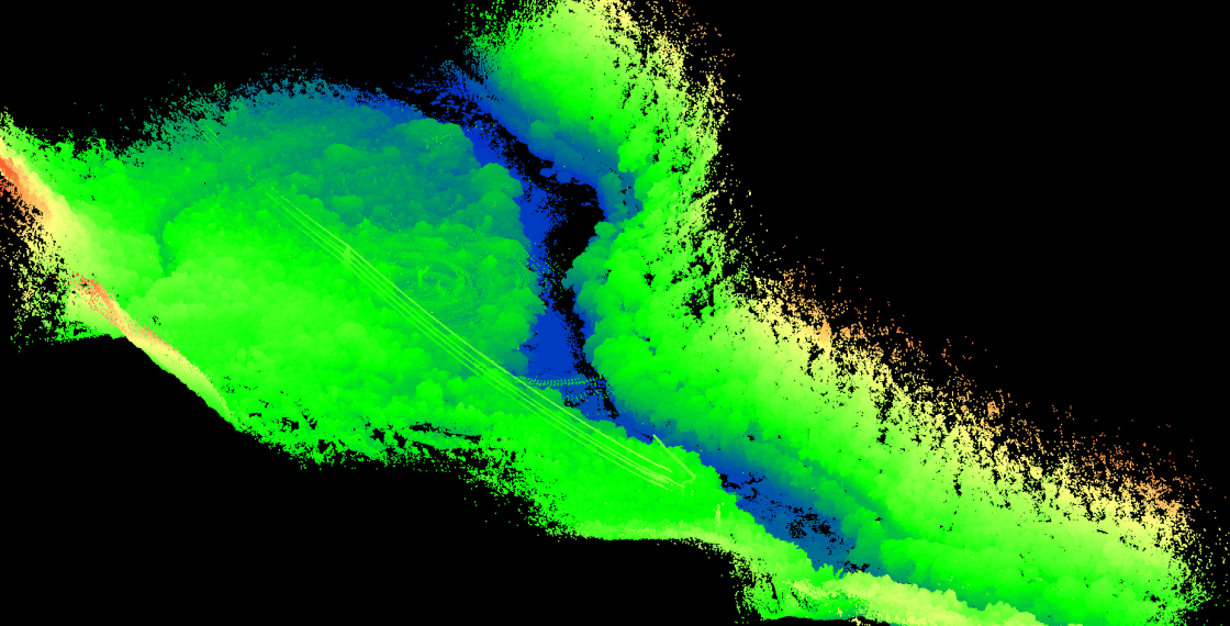 Una vista lidar del Valle de Vilcanota y Chachabamba. B. Ćmielewski