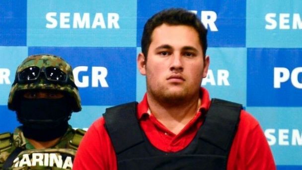 Jesús Alfredo Guzmán Salazar, alias “Alfredillo”, hijo del Chapo Guzmán, se escondió en Medellín. Foto: Policía de México.