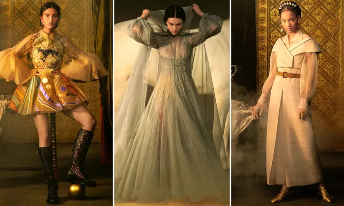 Parte de la colección Primavera-Verano 2021 donde la marca Dior se inspiró en el Tarot para sus diseños