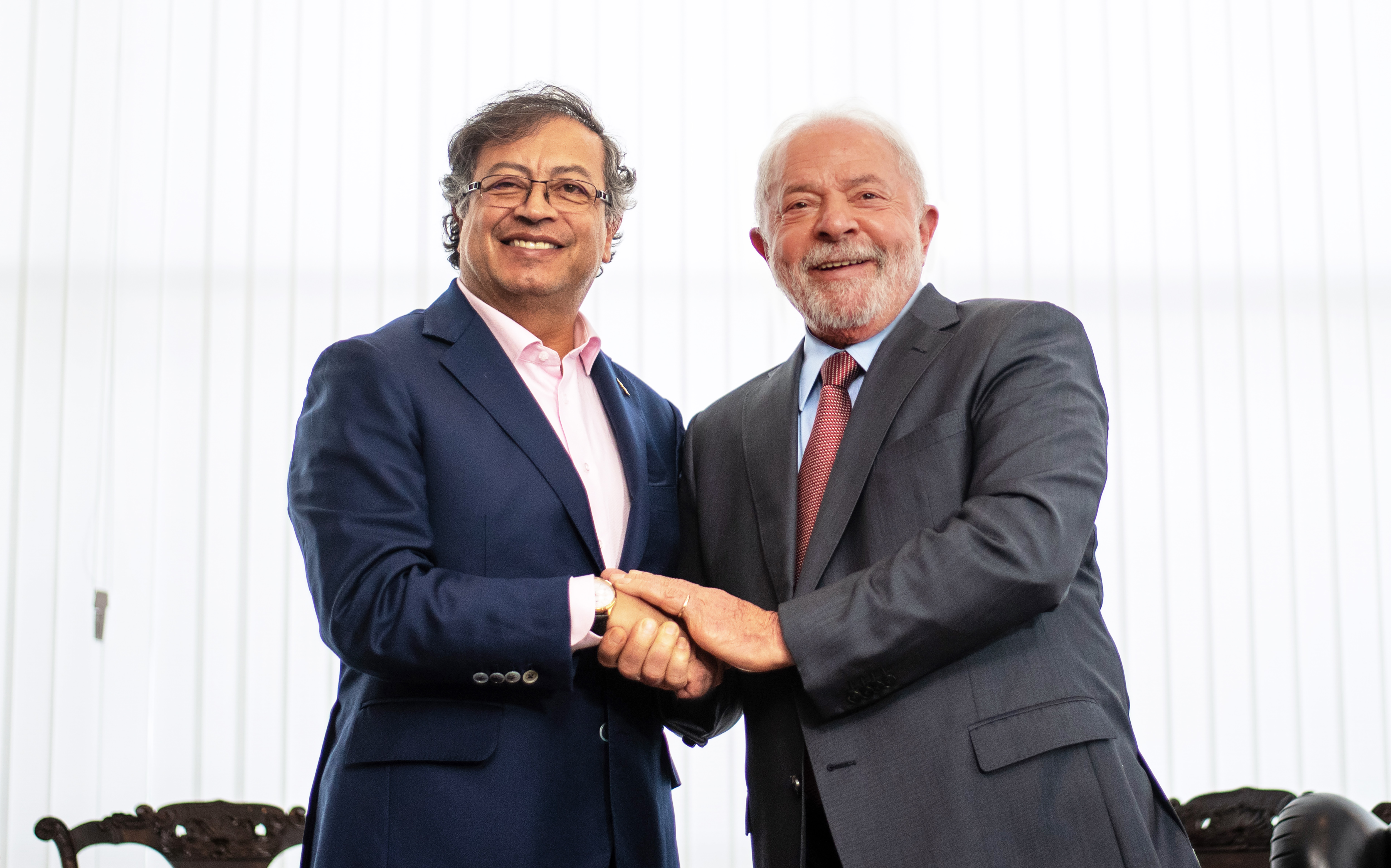Gustavo Petro y Luiz Inácio Lula da Silva (foto: Presidencia de Colombia)