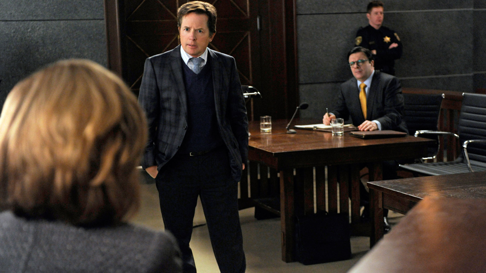 Michael J. Fox en una escena de la serie "The Good Wife"