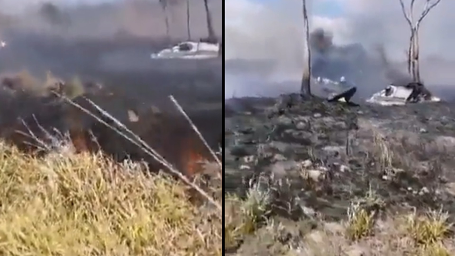 Avioneta se desplomó en Campeche (Captura de pantalla)