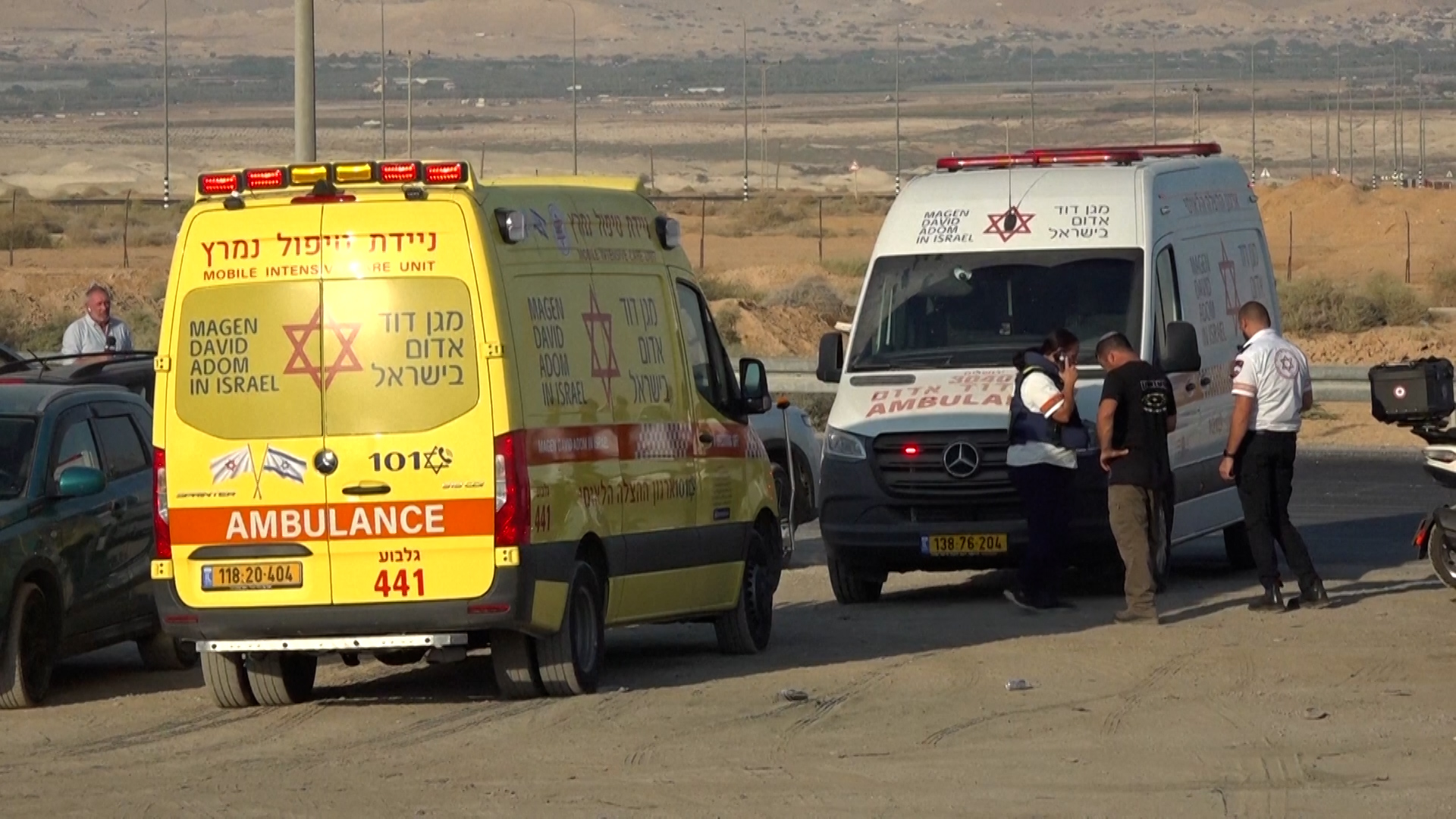 El conductor de un camión con ayuda humanitaria para Gaza mató a dos israelíes en la frontera con Jordania  