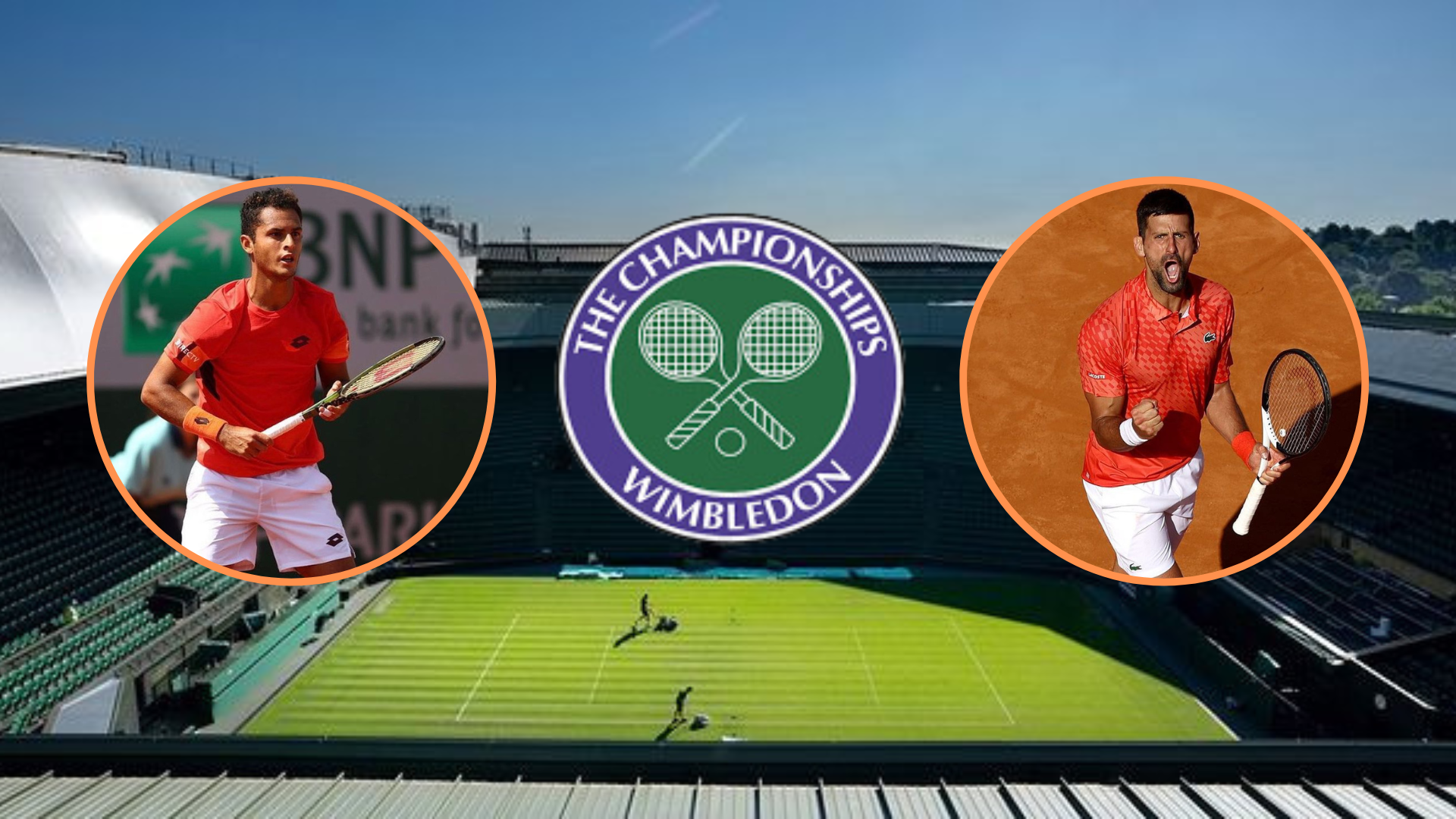 Juan Pablo Varillas y Novak Djokovic, los únicos tenistas que no competirán hasta Wimbledon