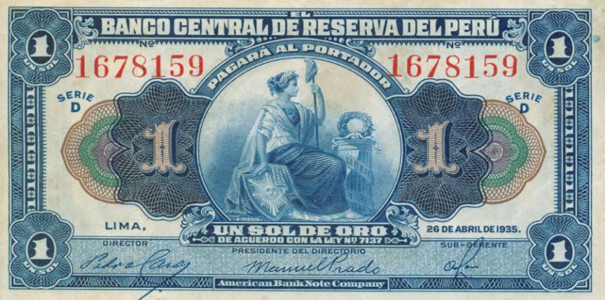 Banco Central De Reserva Del Perú A 100 Años De Su Creación Y La