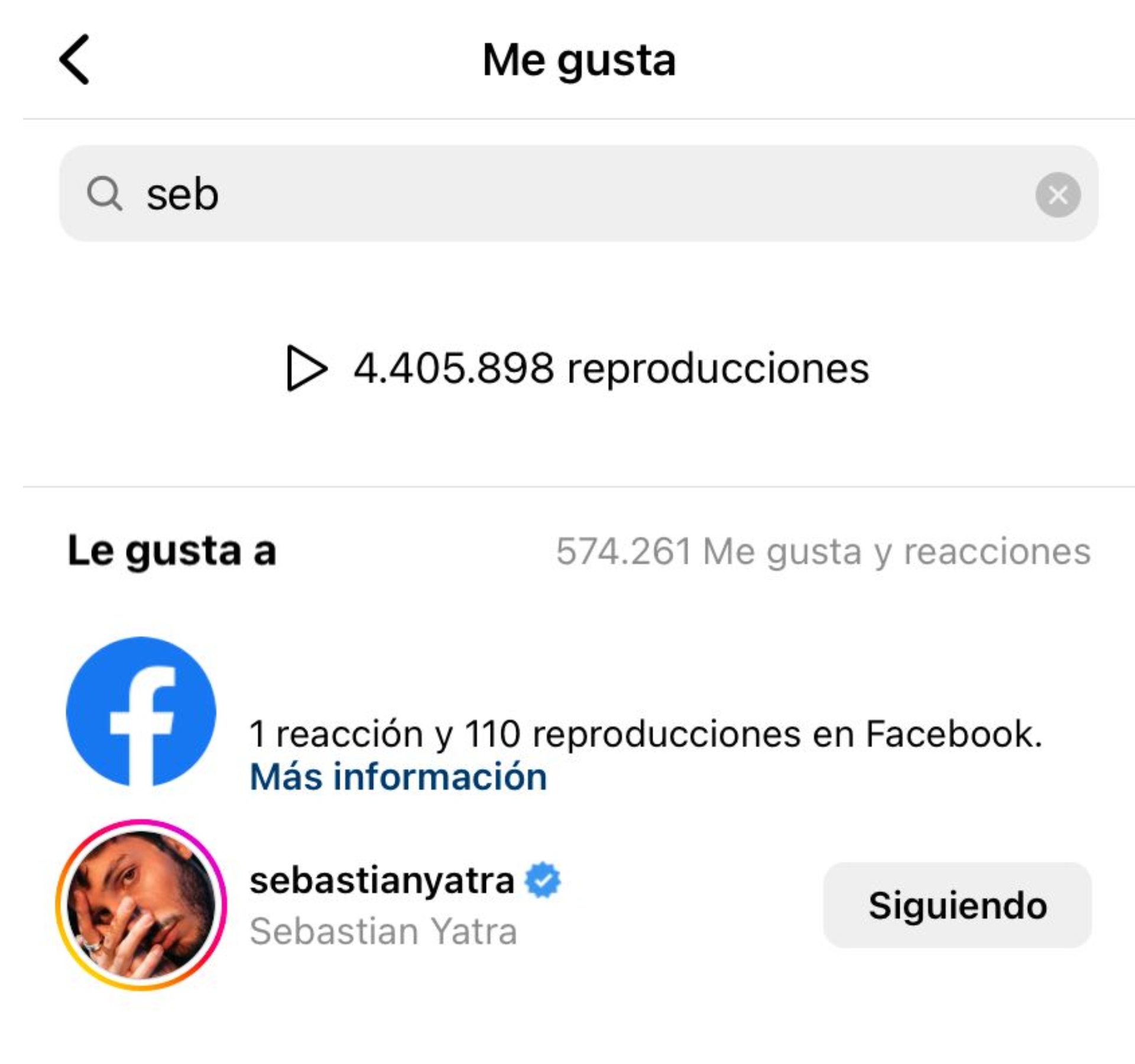 El "me gusta" de Sebastián Yatra al posteo de Coldplay junto a Tini Stoessel