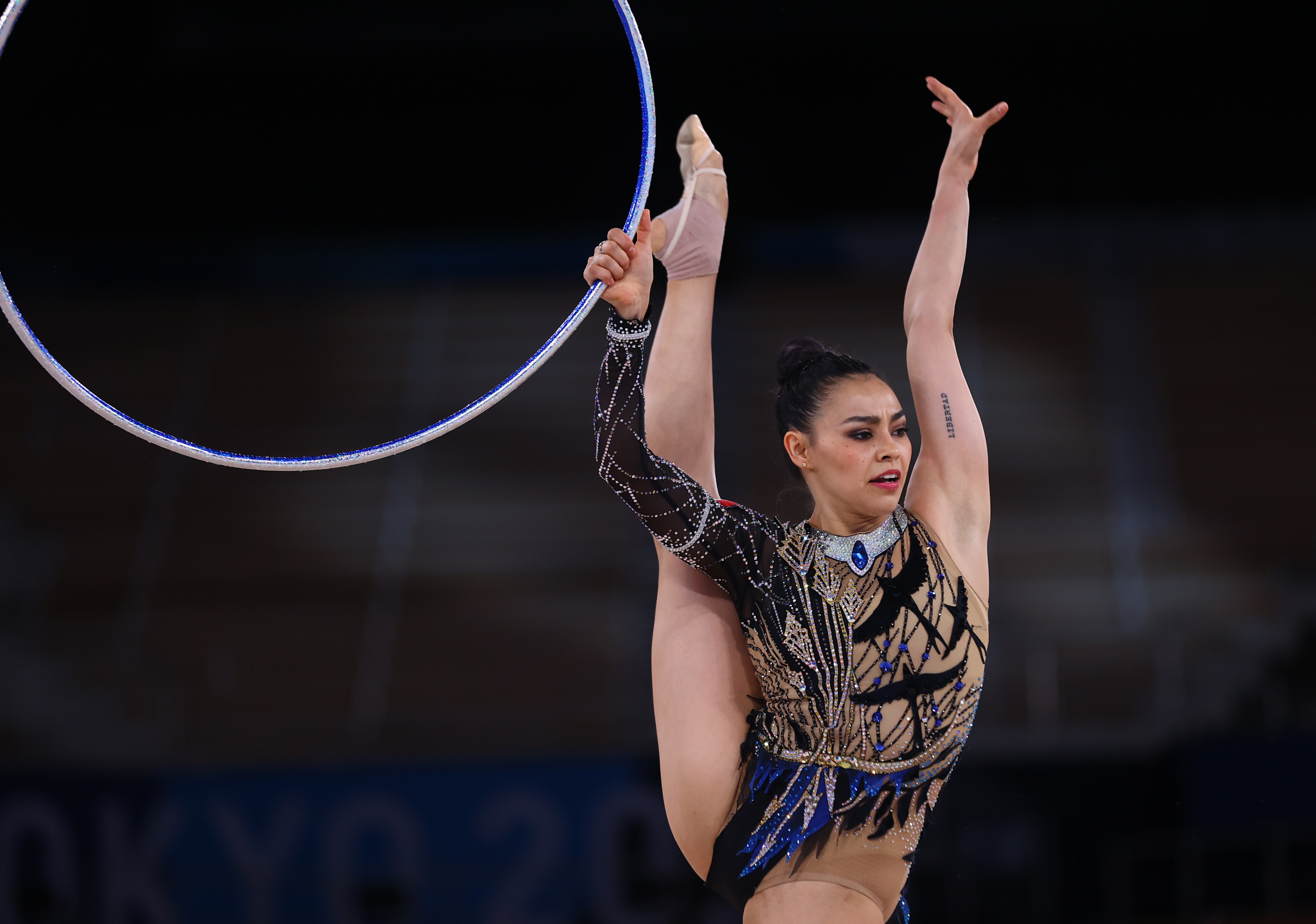 Tokio 2020 fue la última actuación de Rut Castillo como gimnasta rítmica (Foto: REUTERS/Lindsey Wasson)