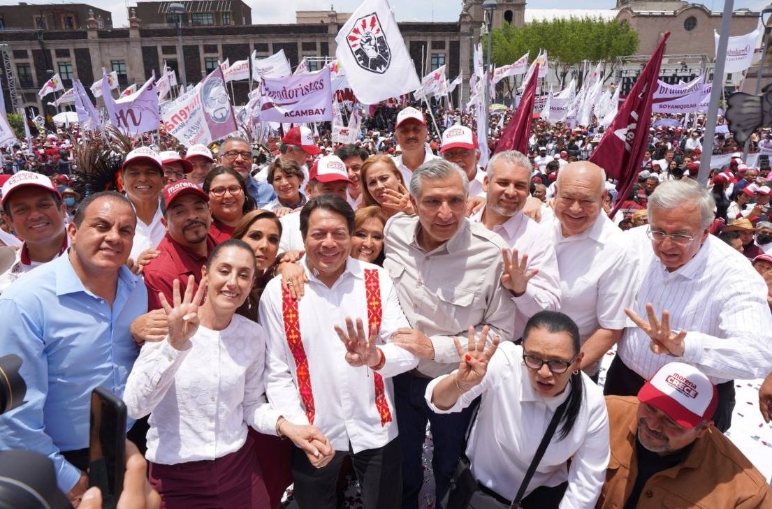 Sheinbaum, Ebrard, Adán Augusto y demás morenistas consolidan unidad para  2024 en Toluca... excepto Monreal - Infobae