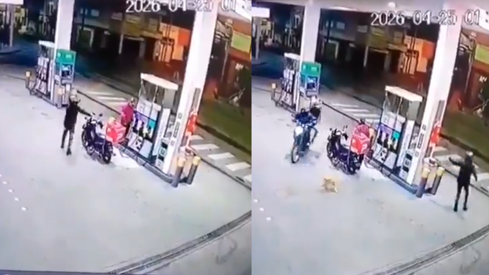 Lomas del mirador: intentaron robarle la moto a un repartidor mientras cargaba nafta y se defendi&oacute; a los tiros