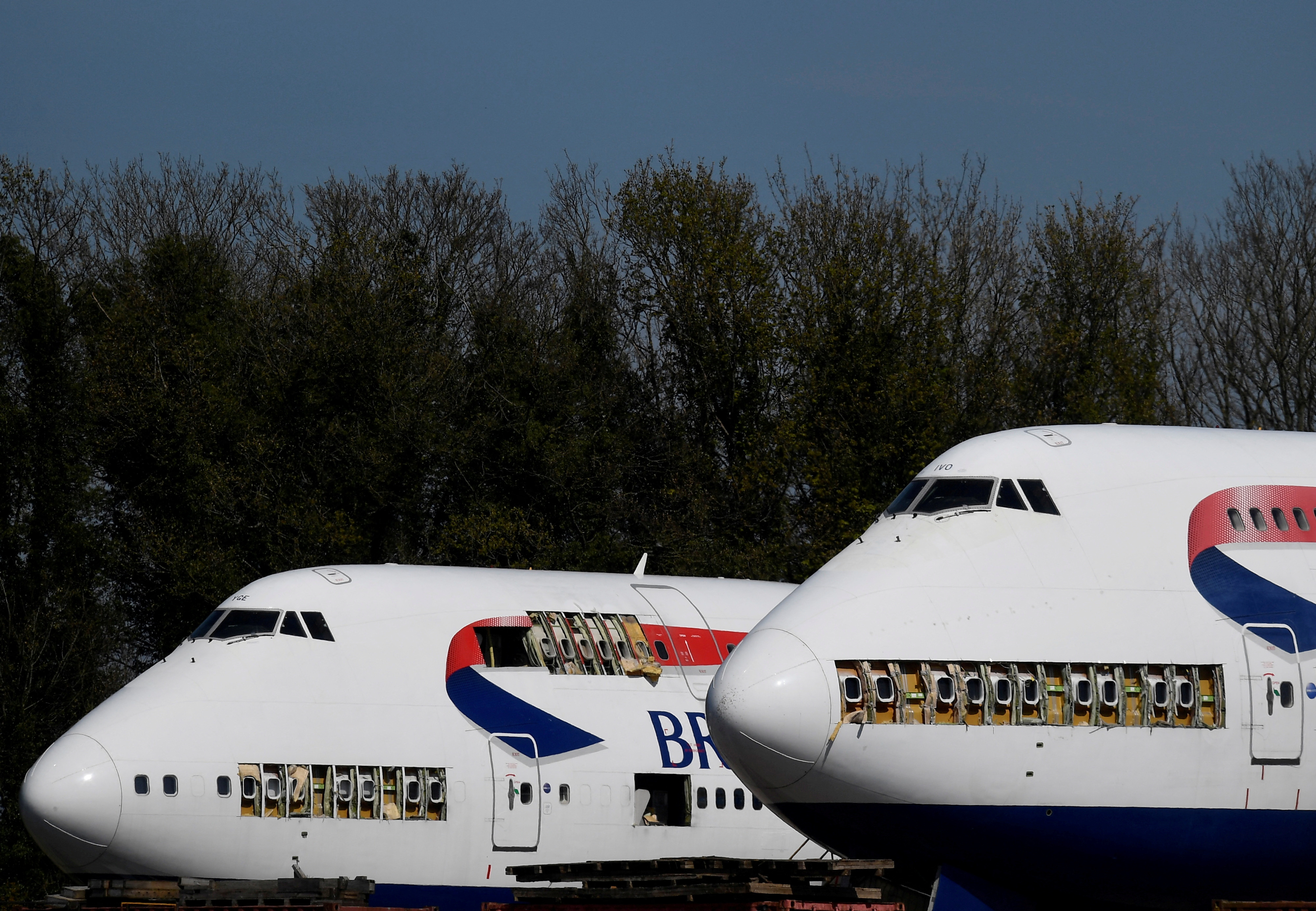 British Airways Boeing 747 models (Reuters)