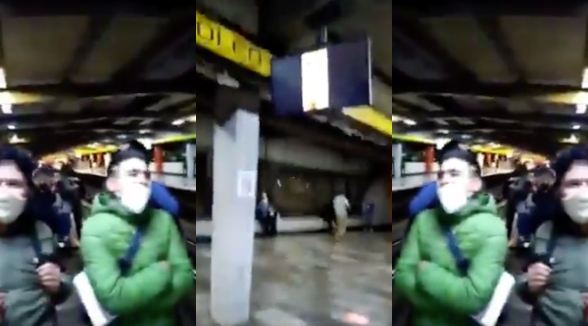 Proyectaron un video íntimo en el Metro de CDMX: usuarios captaron el  momento en la estación Instituto del Petróleo - Infobae