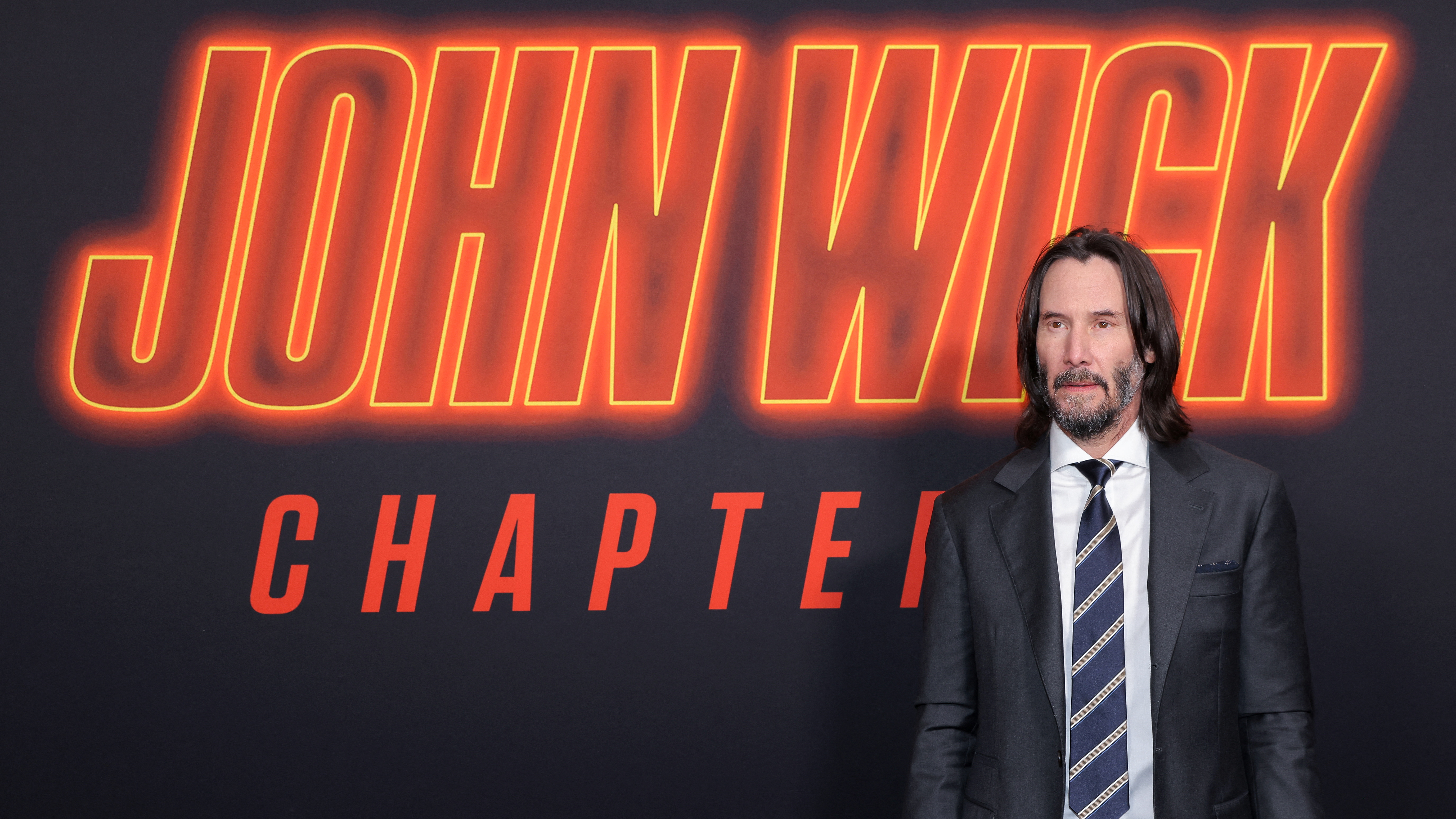 Keanu Reeves attends a screening of "John Wick: Chapter 4" in New York City, U.S., March 15, 2023. REUTERS/Andrew Kelly