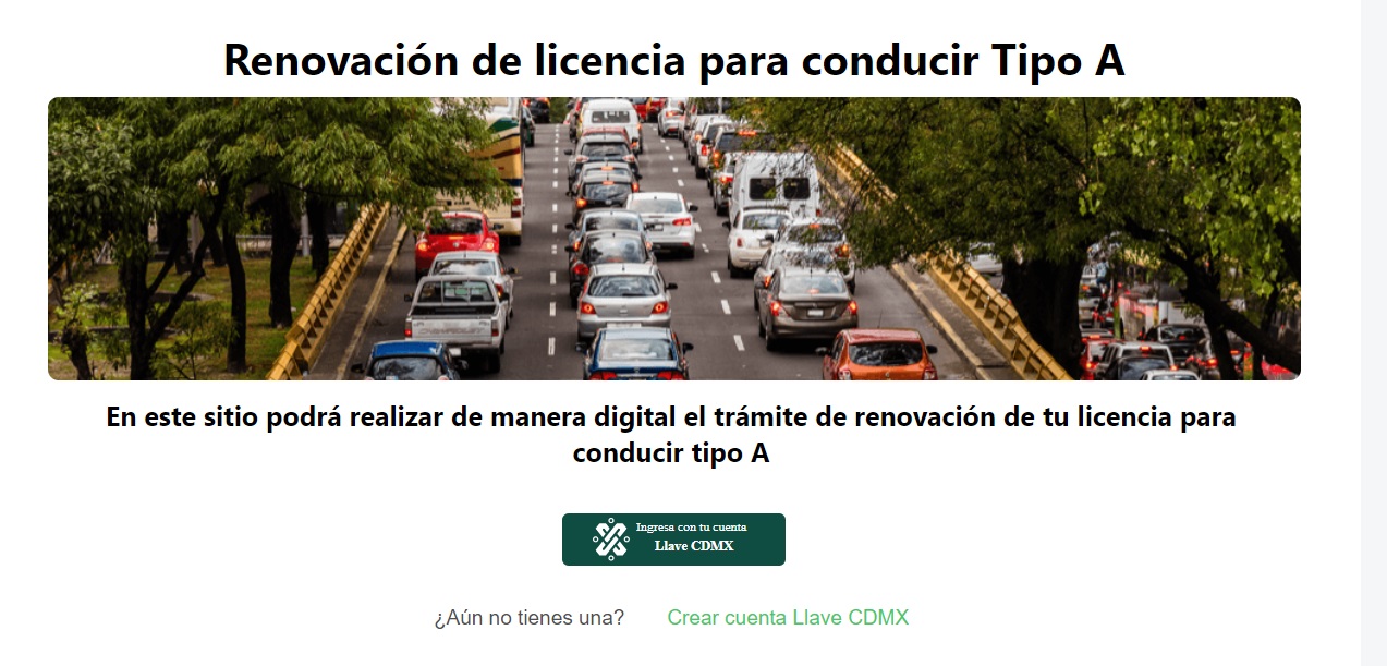 La licencia de conducir tipo A expedida por primera vez tiene una vigencia de 3 años (Foto: captura de pantalla Gobierno de la CDMX Secretaría de Movilidad)
