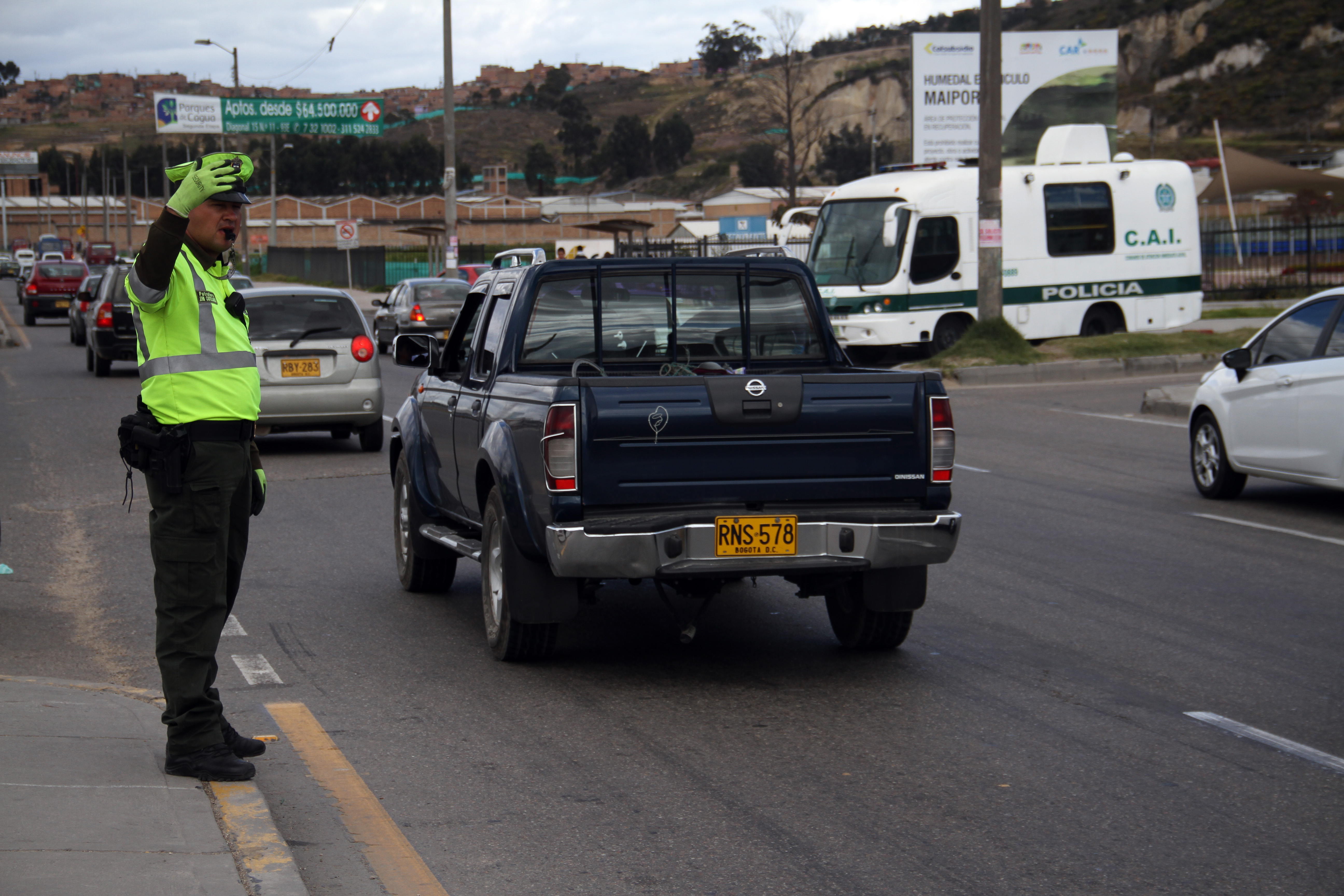 Stock image.  During this end of the year of 2021, it is expected that more than 10 million vehicles will be mobilized on the roads of Colombia.  Photo: Colprensa / Luisa González