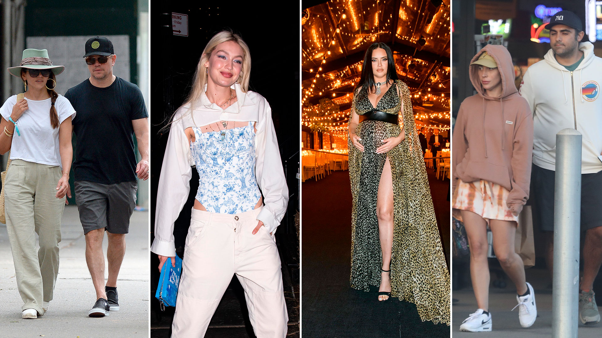 Del romántico paseo de Matt Damon y Luciana Barroso en Nueva York al día de compras de Lady Gaga en Malibú: celebrities en un click