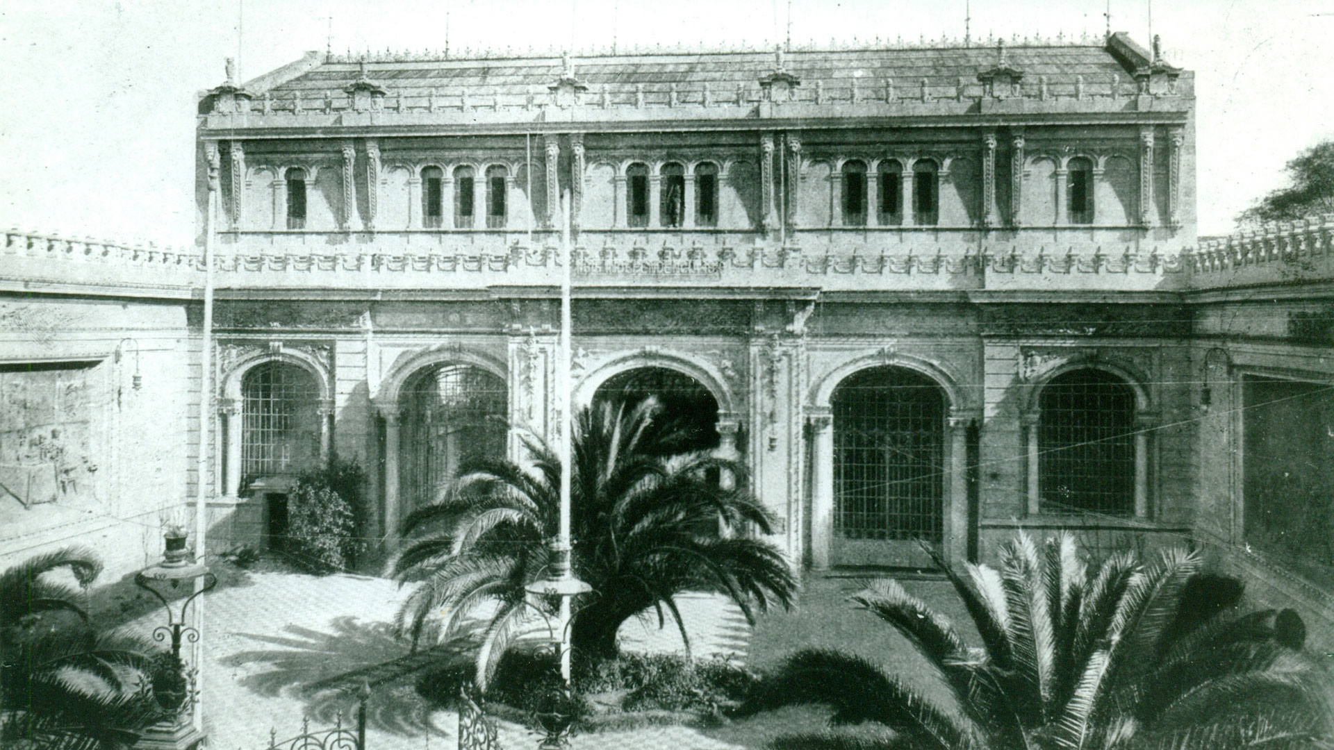 El llamado _palacio_ levantado en 1904 en lugar de la Casa histórica