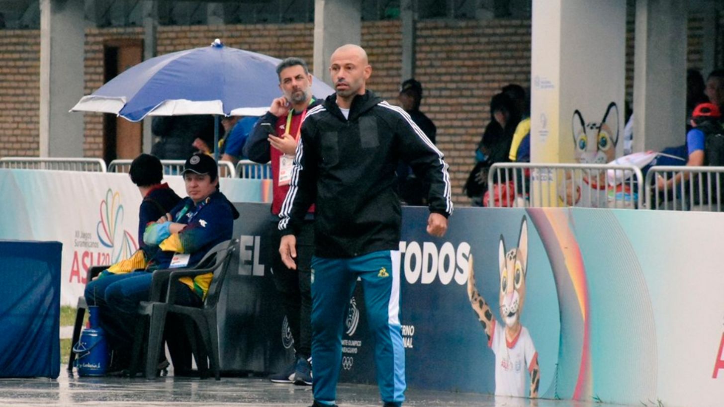 Javier Mascherano es el entrenador de la Selección Sub 20 de Argentina (Foto: @Argentina)