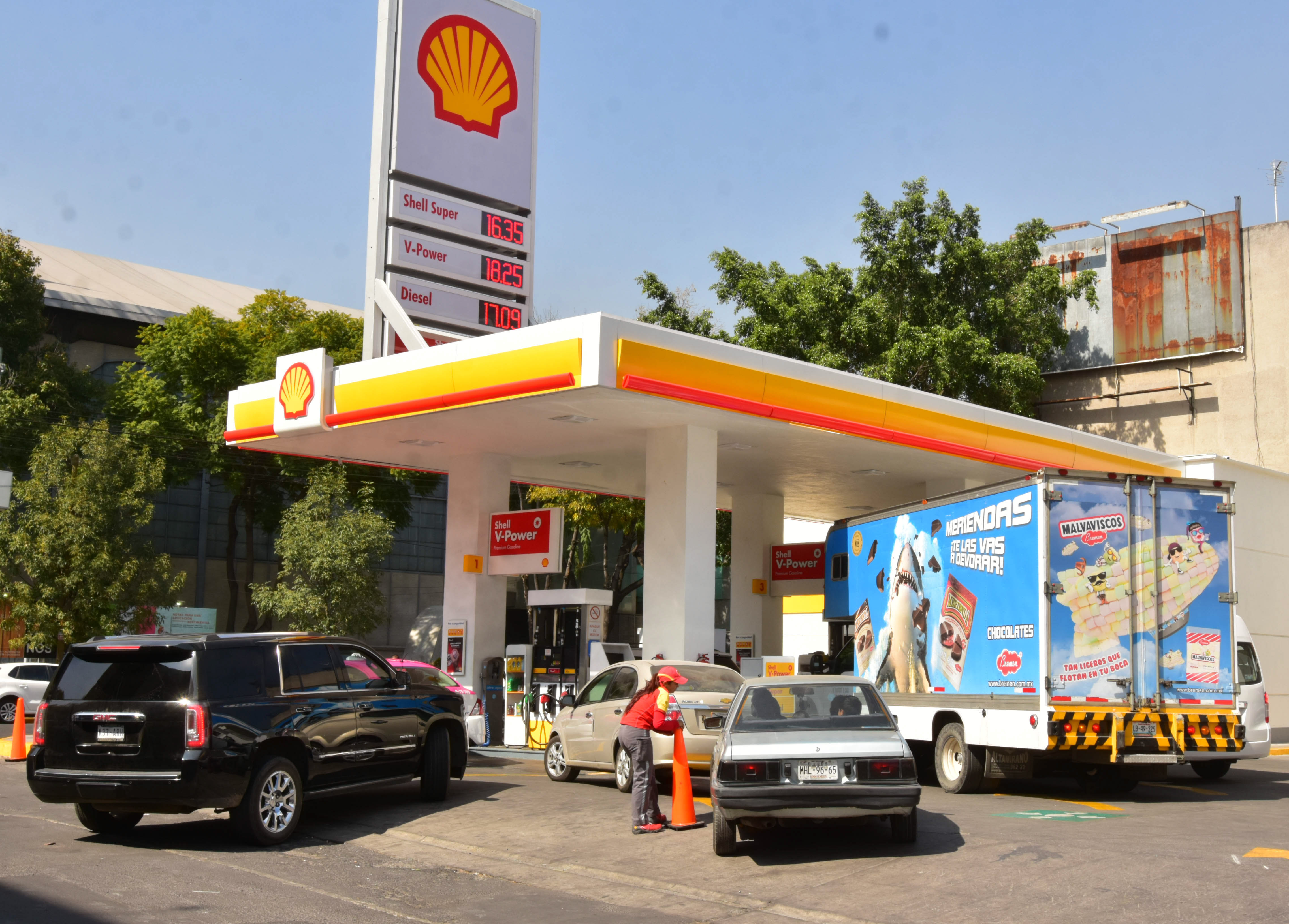 Shell fue señalada como la marca que vendió el litro más caro la semana pasada (Foto: Cuartoscuro)