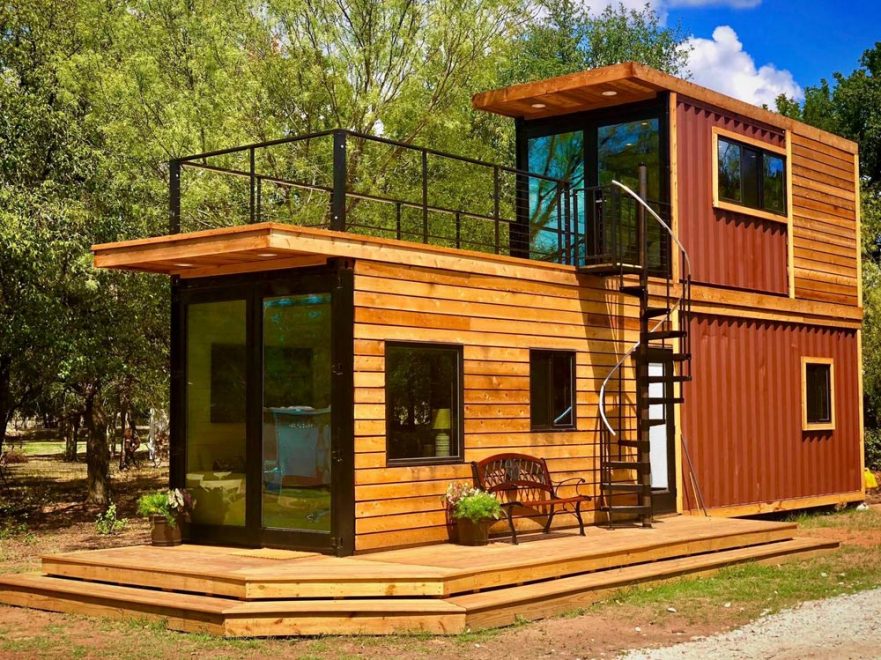 “Tiny Houses” de madera: furor en el mundo por las pequeñas viviendas que pueden hacerse hasta con vagones de tren