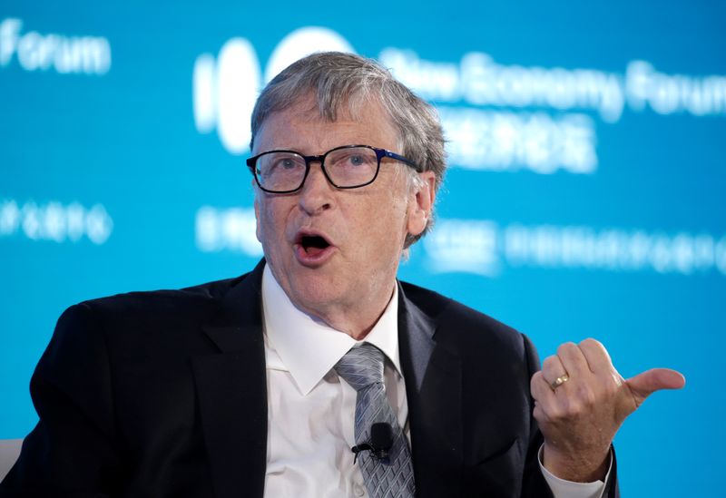 IMAGEN DE ARCHIVO. Bill Gates, copresidente de la Fundación Bill & Melinda Gates, durante una presentación en el Nuevo Foro Económico de Pekín 2019, China, Noviembre 21, 2019. REUTERS/Jason Lee