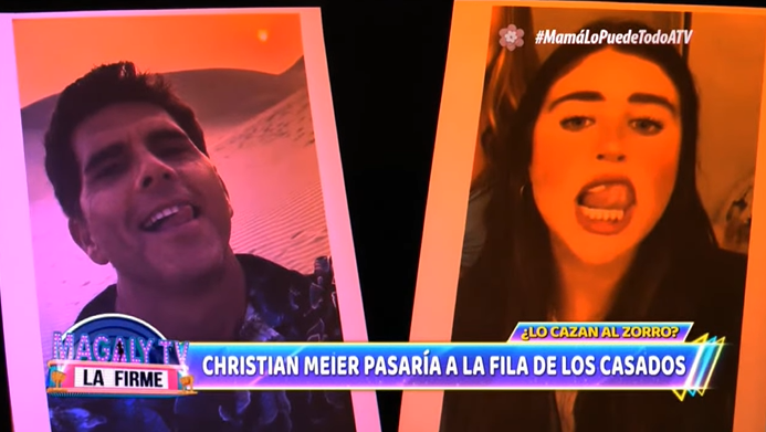 Christian Meier pasaría a la fila de los casados. | "Magaly Tv, la firme"