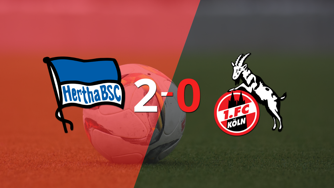 Hertha Berlín derrotó 2-0 en casa a Colonia