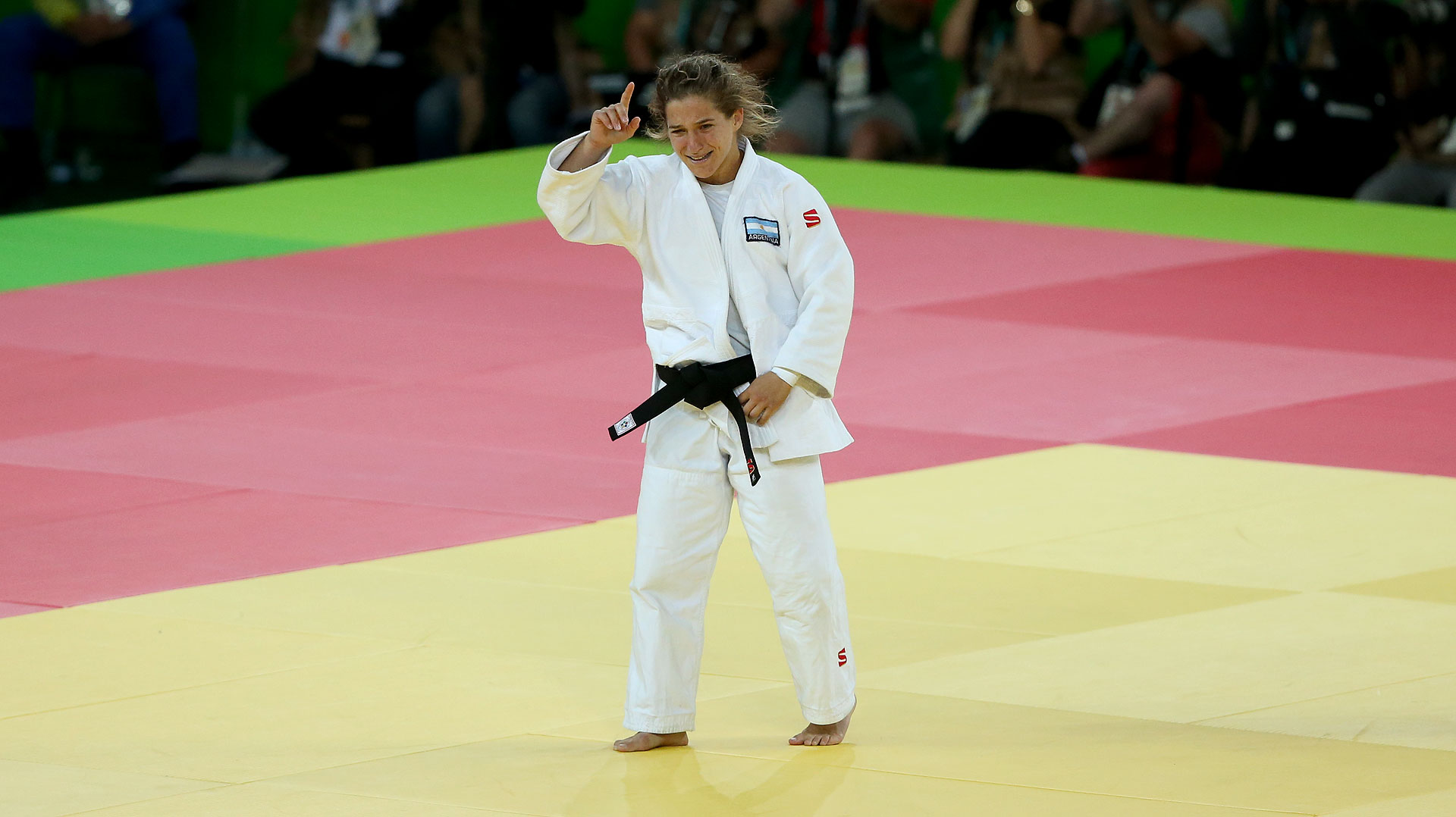 Pareto hizo historia en Río 2016 al ser la primera mujer en una competencia individual en ganar la medalla de oro (Nicolás Stulberg)