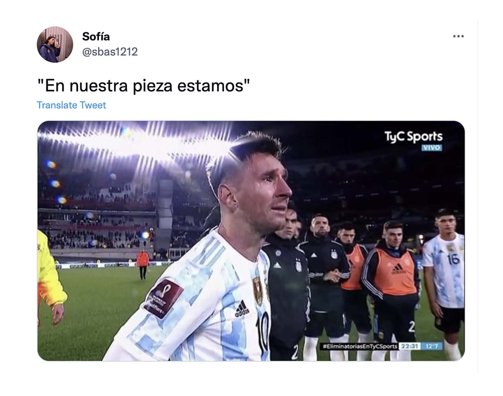 Cuando Messi le dijo al Kun "en nuestra pieza estamos", las redes sociales se llenaron de memes.