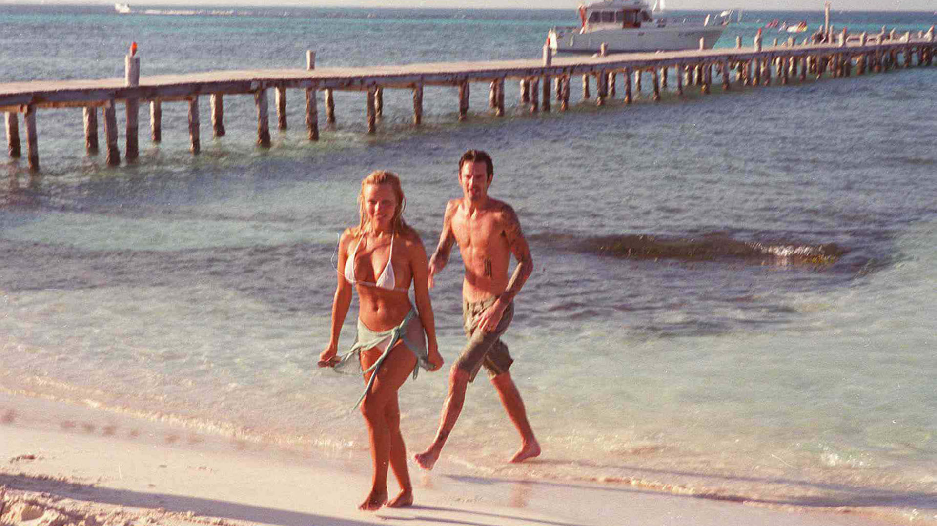 Pamela Anderson y Tommy organizaron una boda rápida en Cancún. (Getty Images).