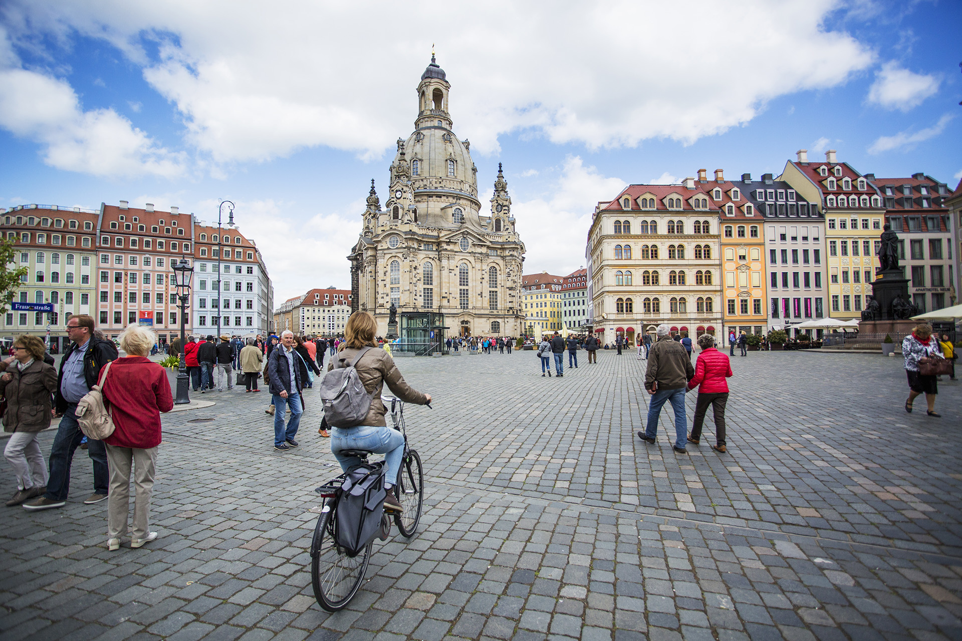 El centro histórico de Dresden, otra de las tantas ciudades encantadoras del país